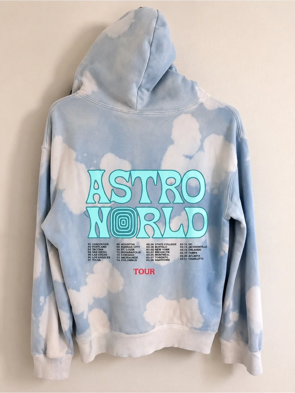Travis Scott Astroworld Wish You Were Here Tour Hoodie Large